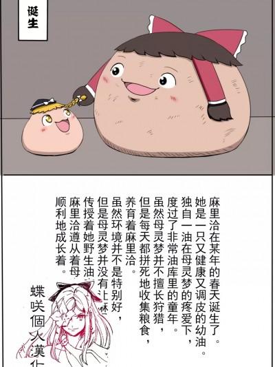 [蝶咲个人汉化] [D.A] まりちゃの一生 (ゆっくり)漫画